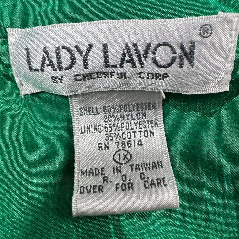 Lady‎ Lavon Windbreaker Jacket Women 1X Multicolor Vintage Southwestern Zip